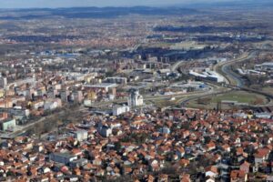 Valjevo foto iz aviona Dragan Krunić Objektiva.rs Valjevo