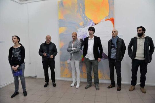 Narodni muzej Valjevo akademski slikari Đorđe Stanojević, Željko Vitorović, Milan Hrnjazović izložba FOTO Dragan Krunić objektiva.rs iz Valjeva