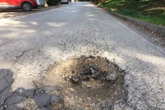 put rupa unisten ruiniran kolovoz