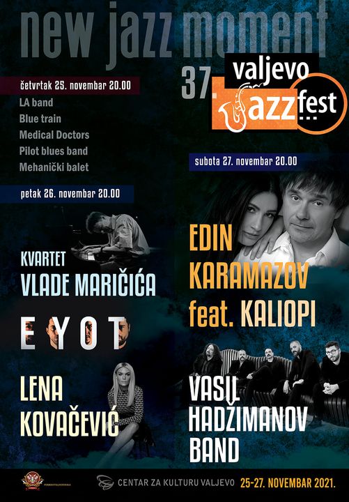 Valjevo 37 Jazz Festival prodaja ulaznica blagajna