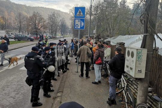 Valjevo protest foto Dragan Krunić