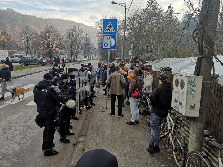Valjevo protest foto Dragan Krunić