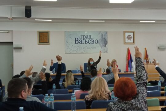 Valjevo 19 sednica Skupštine dve tačke dnevnog reda