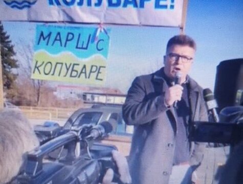 Valjevo Popučke protest protiv litijuma kopanje Rio Tinto istraživanje Marš sa Kolubare 04 12 2021