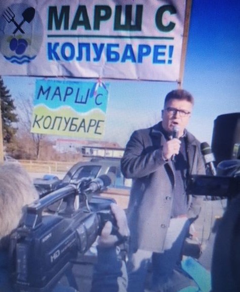 Valjevo Popučke protest protiv litijuma kopanje Rio Tinto istraživanje Marš sa Kolubare 04 12 2021