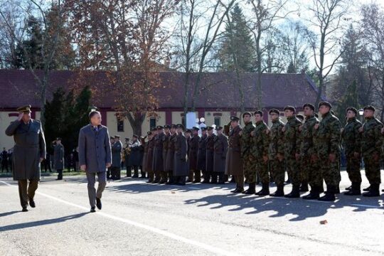 Valjevo kasarna Vojvoda Živojin Mišić vojnička zakletva decembarske klase