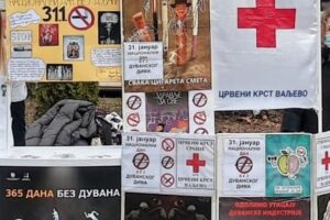 31. januar Nacionalni dan bez duvanskog dima preventivna akcija Crveni krst Valjevo