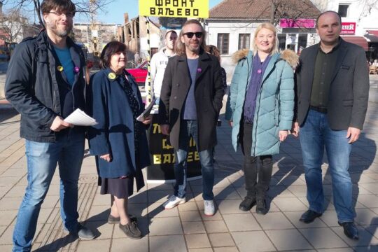 Valjevo Lokalni front VA #Moramo koalicija Foto Snežana Jakovljević Krunić Objektiva.rs