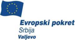 Evropski pokret u Srbiji - Valjevo logo