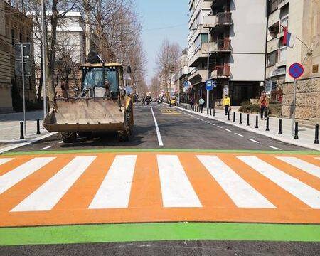 Ulica Vuka Karadžića otvaranje za saobraćaj 29. mart 2022. godine Valjevo Objektiva.rs foto Snežana Jakovljević Krunić