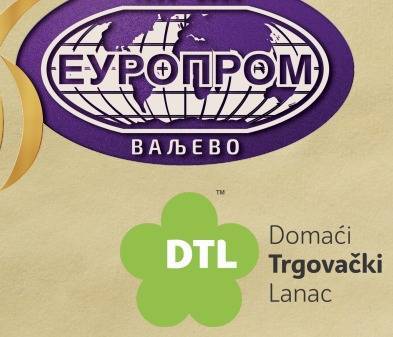 Europrom logo Domaći trgovački lanac DTL Valjevo Objektiva.rs