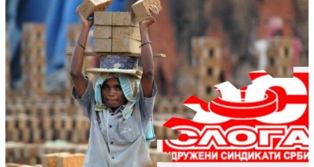 Udruženi sindikati Srbije Sloga uvoz jeftine radne snage