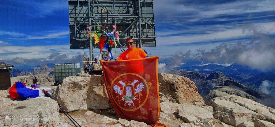 Visokogorci na vrhu Piz Boe u Italiji jul 2022. godine Objektiva.rs Valjevo
