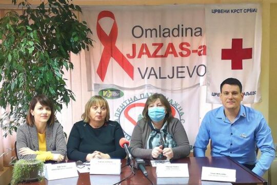01 12 2022 kzn Omladina JAZASa Zavod javno zdravlje Dom Crveni krst RED Cross FOTO Snežana JK Objektiva.rs iz Valjevo
