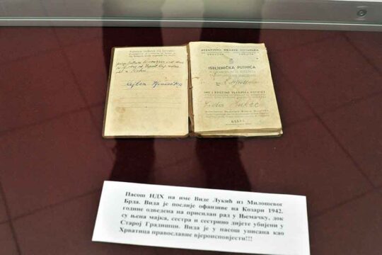 Izlozba Muzej zlocini nad srpskim stanovnistvom na Kozari 1942. foto Dragan Krunic Objektiva.rs Valjevo