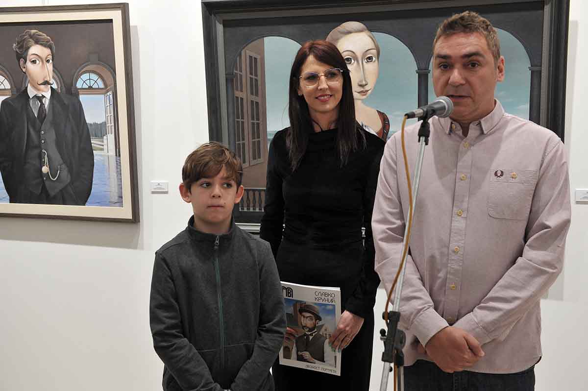 Slavko Krunić Moderna galerija izložba Dvojnost portreta FOTO Dragan Krunić Objektiva.rs iz Valjeva