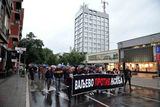 Valjevo vesti Objektiva.rs FOTO Dragan Krunić prvi protestni skup Valjevo protiv nasilja