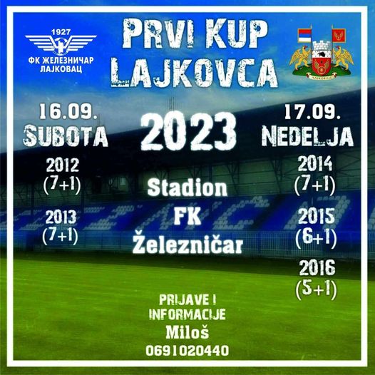 Prvi fudbalski kup Lajkovac 2023. prenosi Objektiva.rs vesti Valjevo