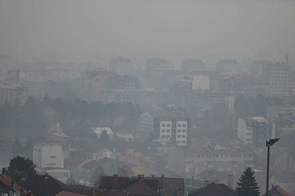 Smog u Valjevu FOTO Snežana Jakovljević Krunić za Objektiva.rs vesti Valjevo Kolubarski region News Serbie Balkan Europe