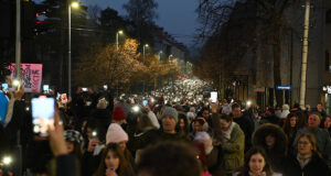 FOTO Dragan Krunić Objektiva.rs skup u okrganizaciji gimnazijalaca Bogojavljenje 01 2025 Valjevo