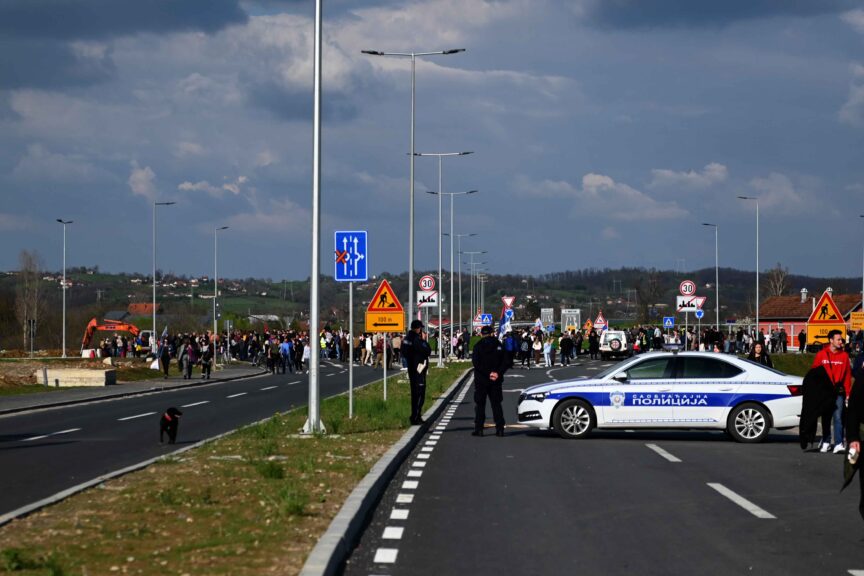 FOTO Dragan Krunić Objektiva.rs Dan studenata 4. april 2025. Blokada Iverka