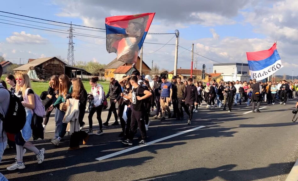 Foto Snežana Jakovljević Krunić za Objektiva.rs 04 04 2025 povratak sa blokade povodom Dana studenata 2025