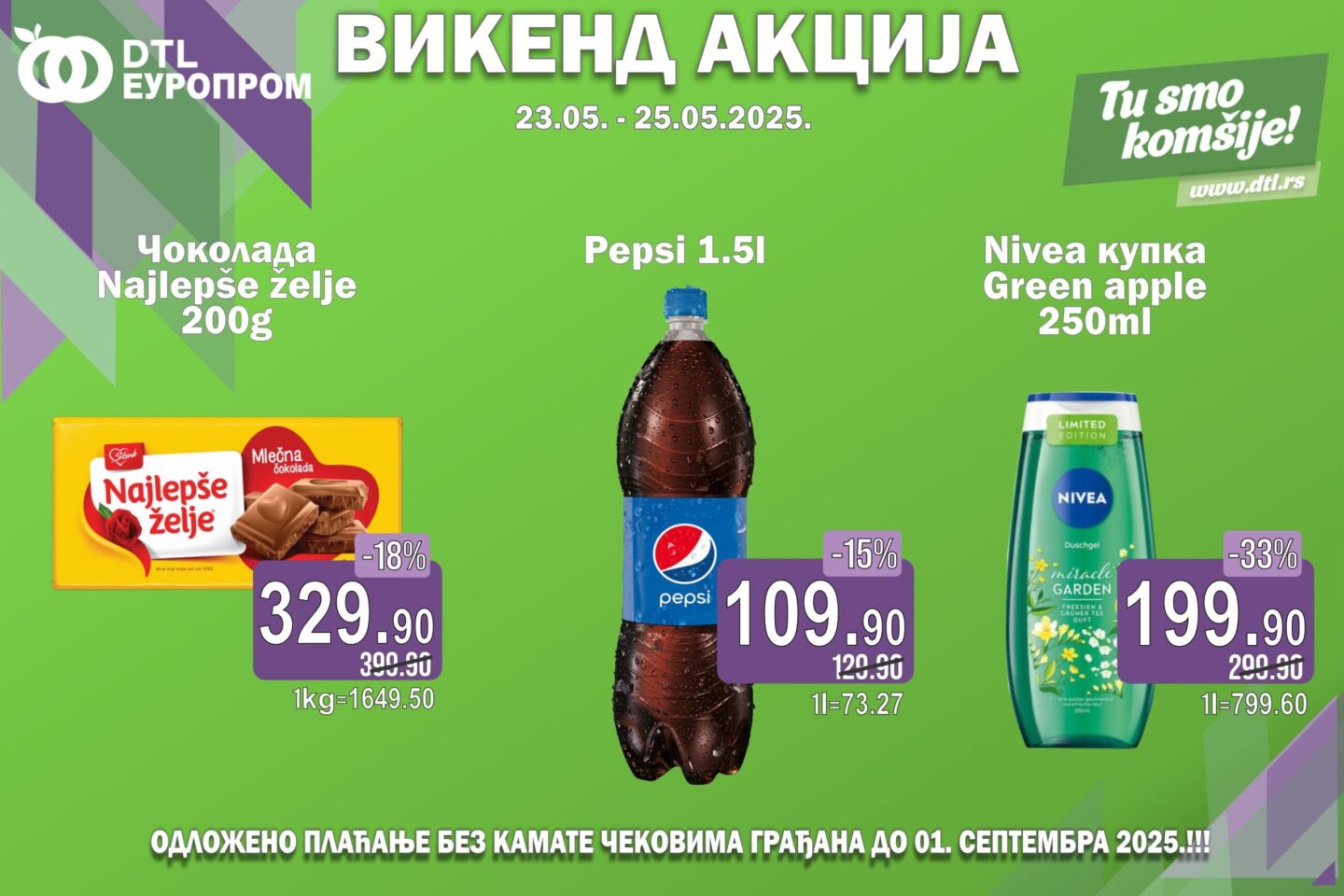 Europrom – Vikend akcija od 23. maja