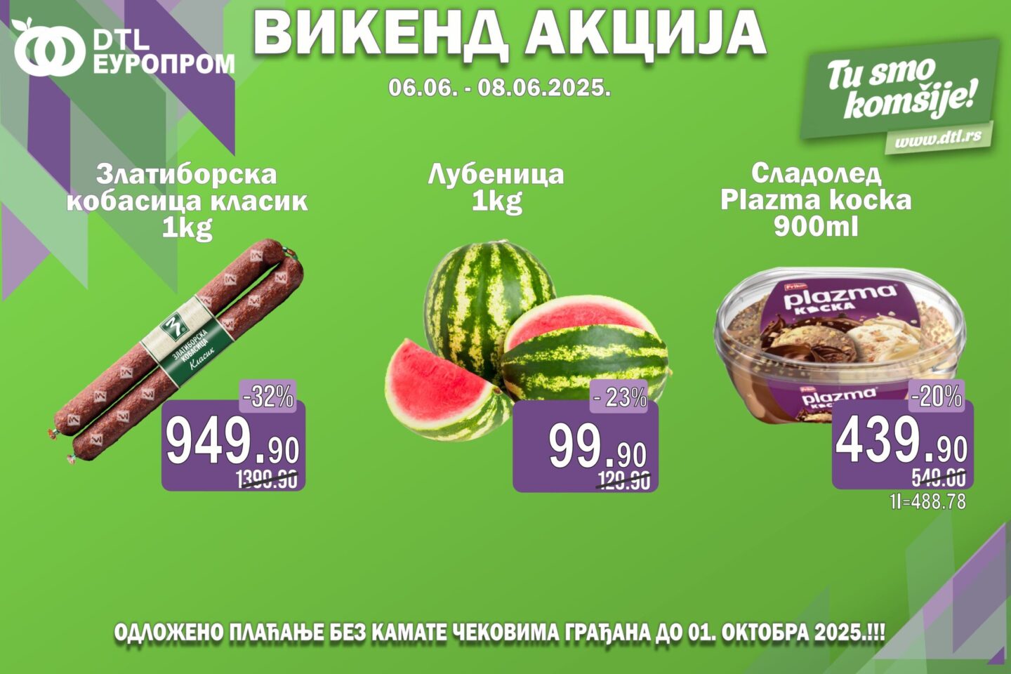 Europrom – Vikend akcija