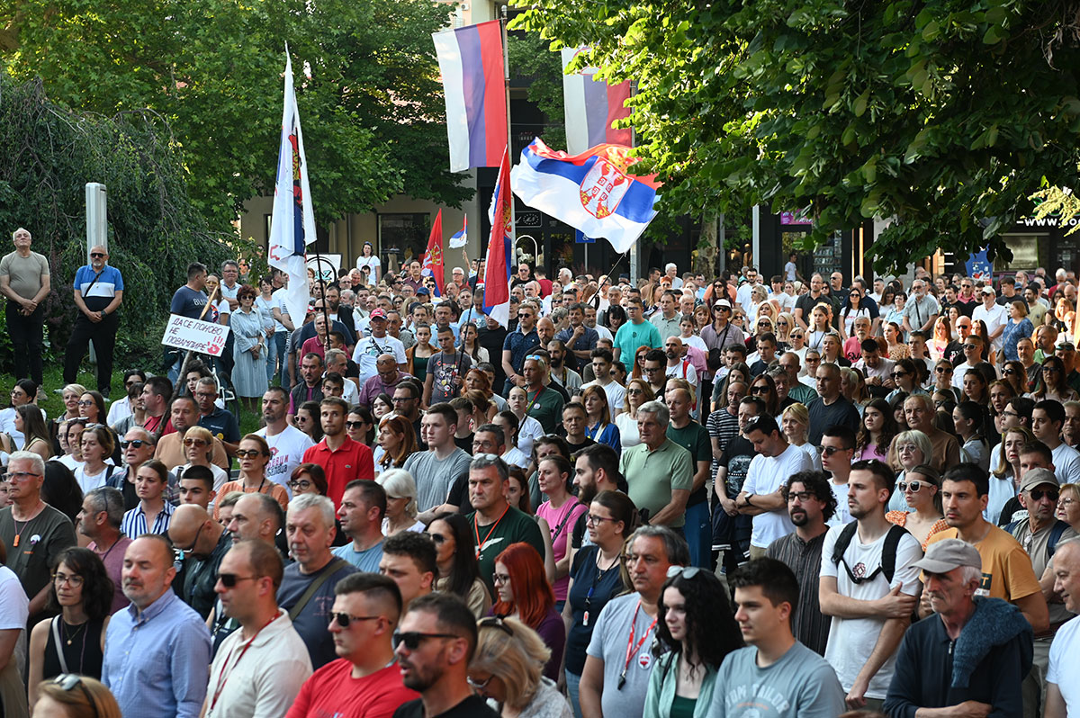 foto Dragan Krunić Objektiva.rs 01 06 2025 protest Valjevo