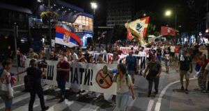 FOTO DoK Objektiva.rs vesti Valjevo 24 07 2025 Valjevski zbor skup protiv rudaranja litium News Serbie Balkan People Right vs State EU