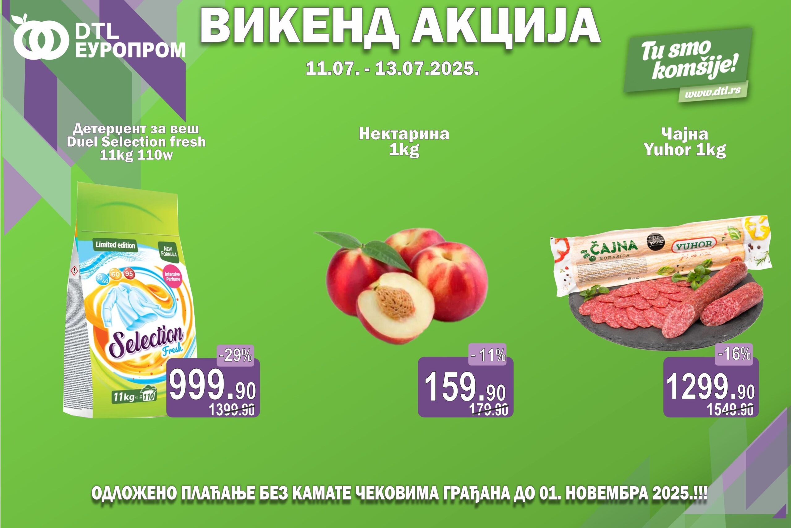 vizual izvor Europrom Vikend akcija 11.- 13.7.