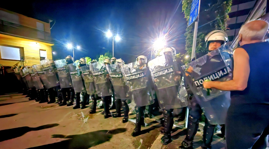 FOTO Snežana Jakovljević Krunić za Objektiva.rs News Serbie Balkan Europe 14 08 2025 Police vs. People