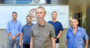 FOTO Snežana Jakovljević Krunić za Objektiva.rs News Serbie Balkan Europe vesti Valjevo 14.08.2025. odbornici opozicije Ujedinjeno Valjevo može sVAnuće Tomić Jakovljević Manić Gavrilović Bleki Savić