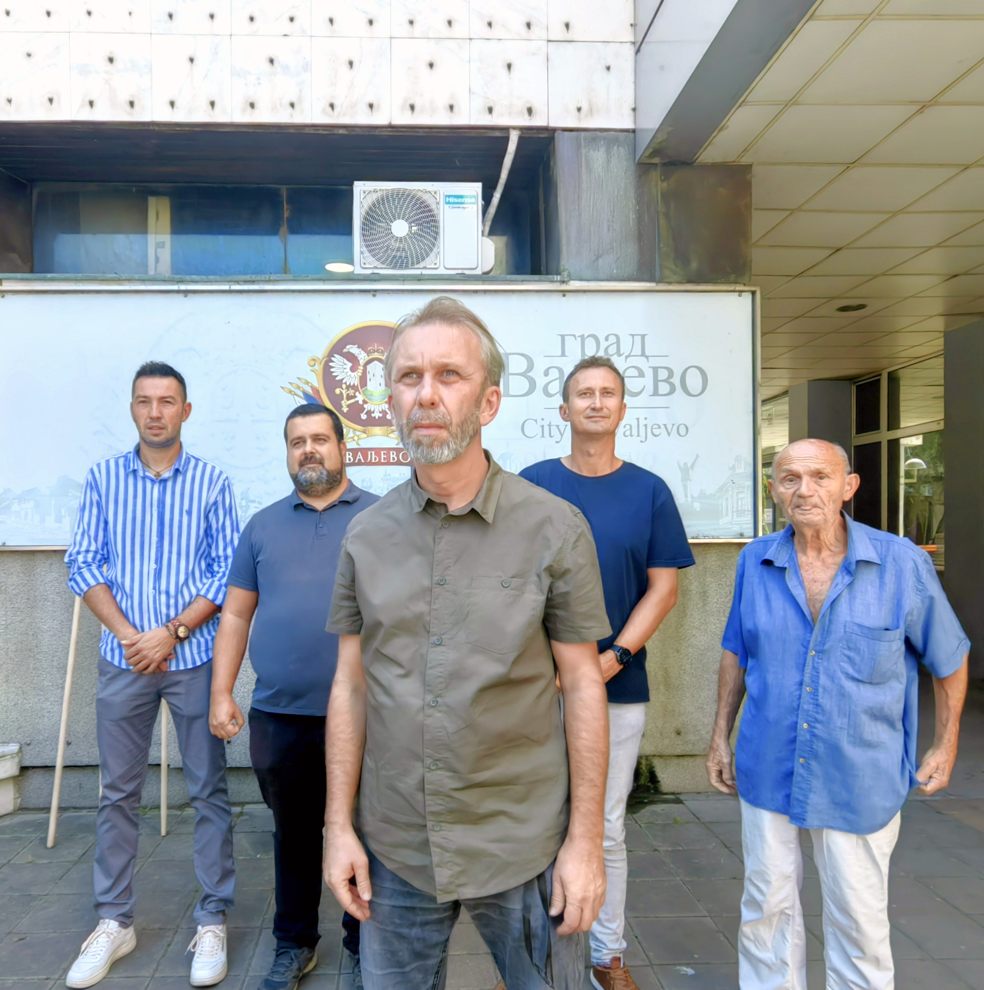 FOTO Snežana Jakovljević Krunić za Objektiva.rs News Serbie Balkan Europe vesti Valjevo 14.08.2025. odbornici opozicije Ujedinjeno Valjevo može sVAnuće Tomić Jakovljević Manić Gavrilović Bleki Savić