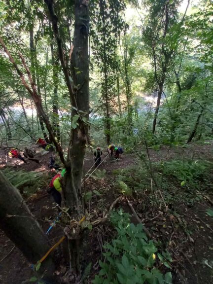 foto izvor Gorska služba spasavanja Srbija stanica Valjevo spašavanje iz klisure reke Gradac 04 08 2025 prenosi Objektiva.rs News kolubara Europe Balkan