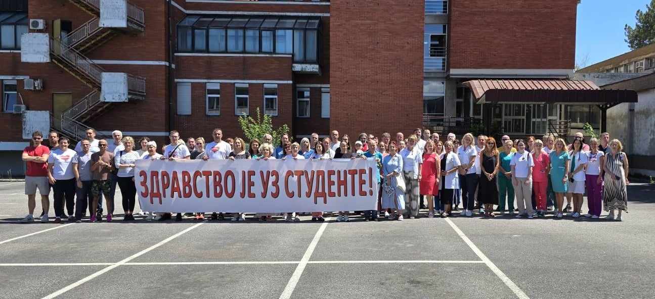 foto izvor Ilija 01 08 2025 devet meseci od pada nadstrešnice Novi Sad medicinari Opšta bolnica Zdravstveni centar Valjevo