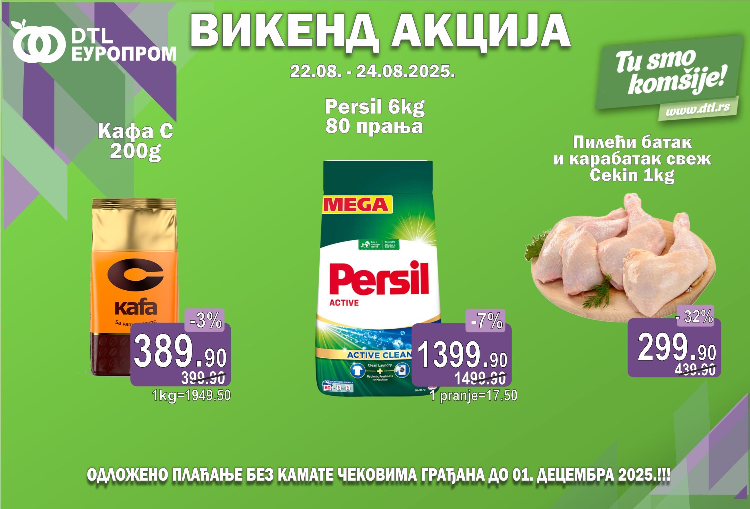vizual izvor Europrom od 22 do 24 08 2025