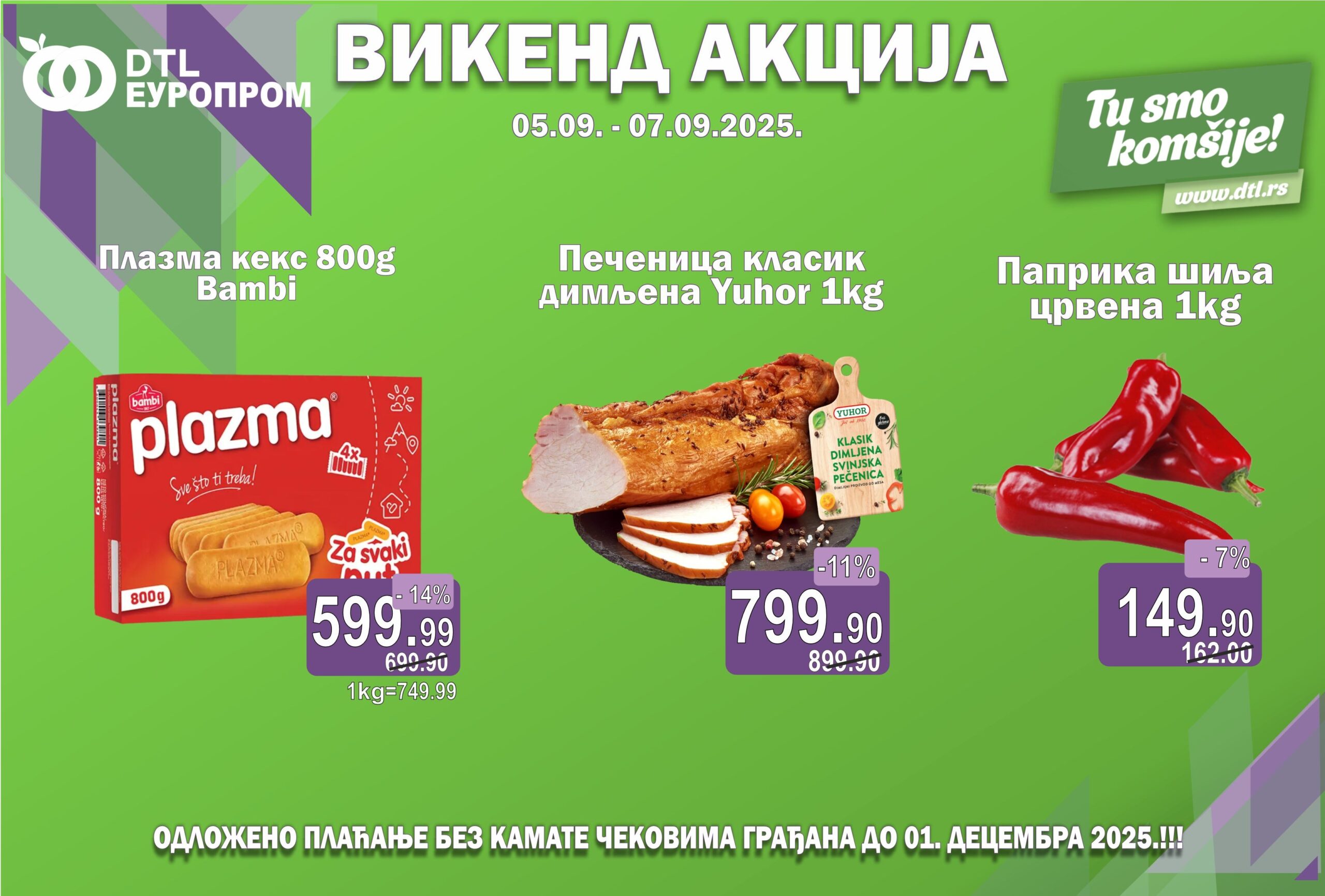 vikend akcija 05 09 2025 vizual izvor Europrom