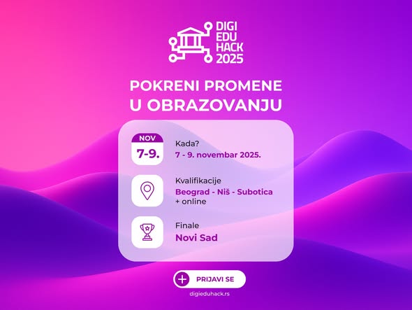 vizual izvor DigiEduHack 10 2025 prenosi Objektiva.rs