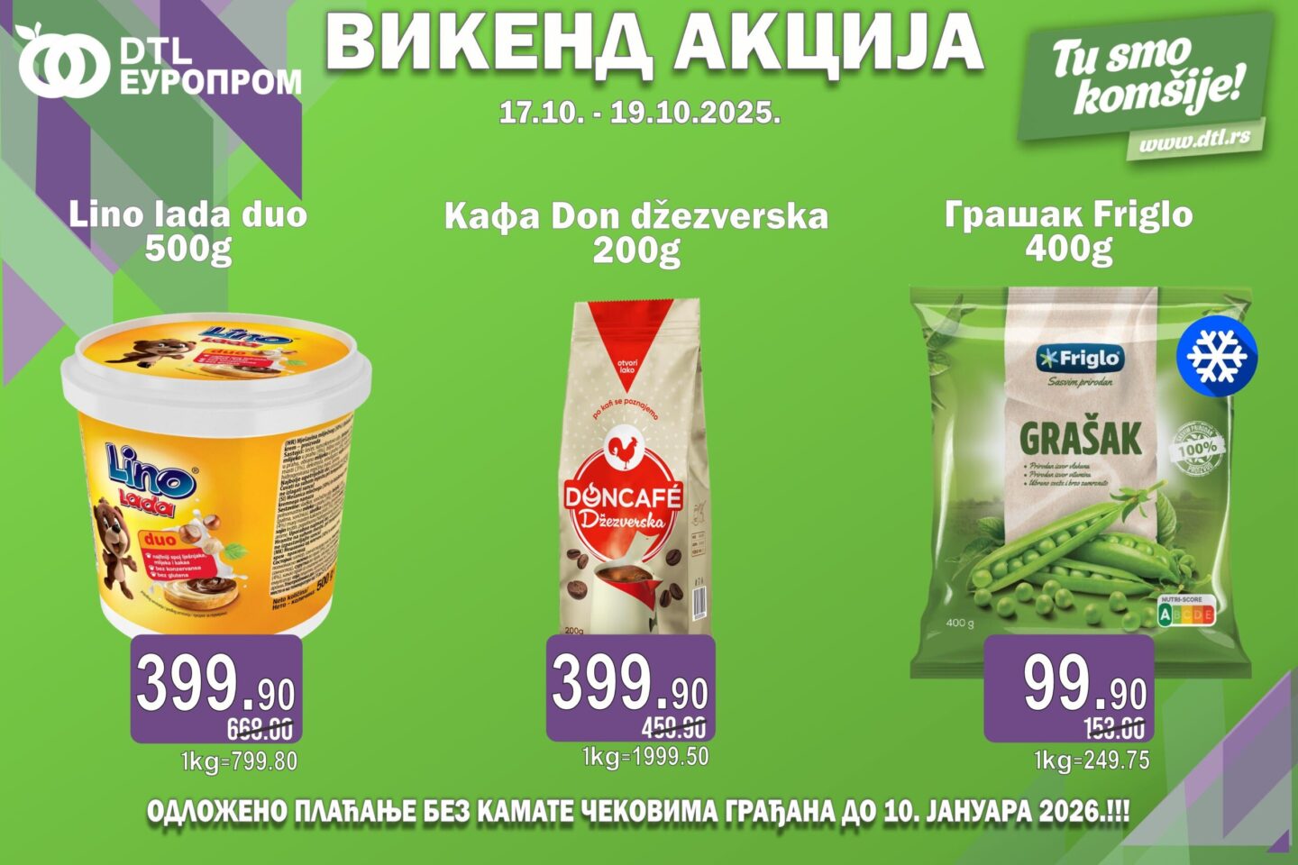 Europrom – Vikend akcija od 17. oktobra