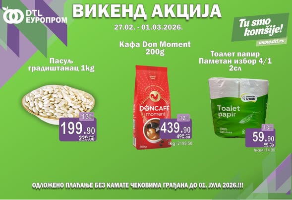 Europrom – Vikend akcija od 27. februara
