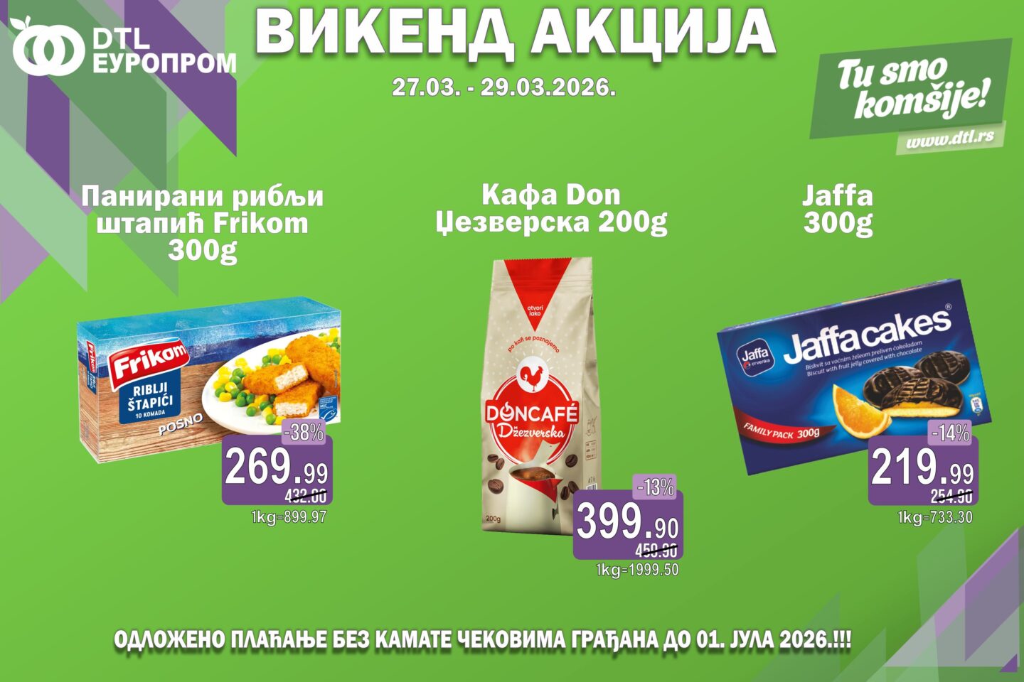Europrom – Vikend akcija do 29. marta
