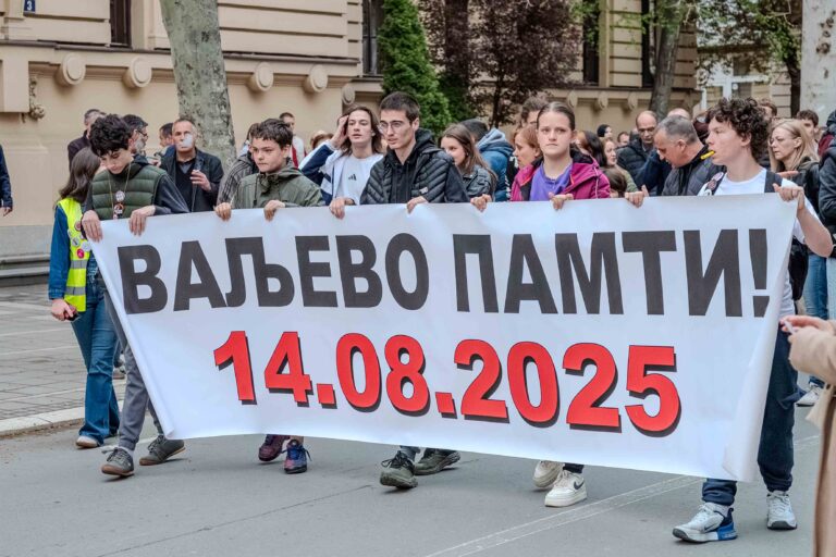 FOTO Lenka Nikolić 14. april 2026. građanski skup Valjevo pamti