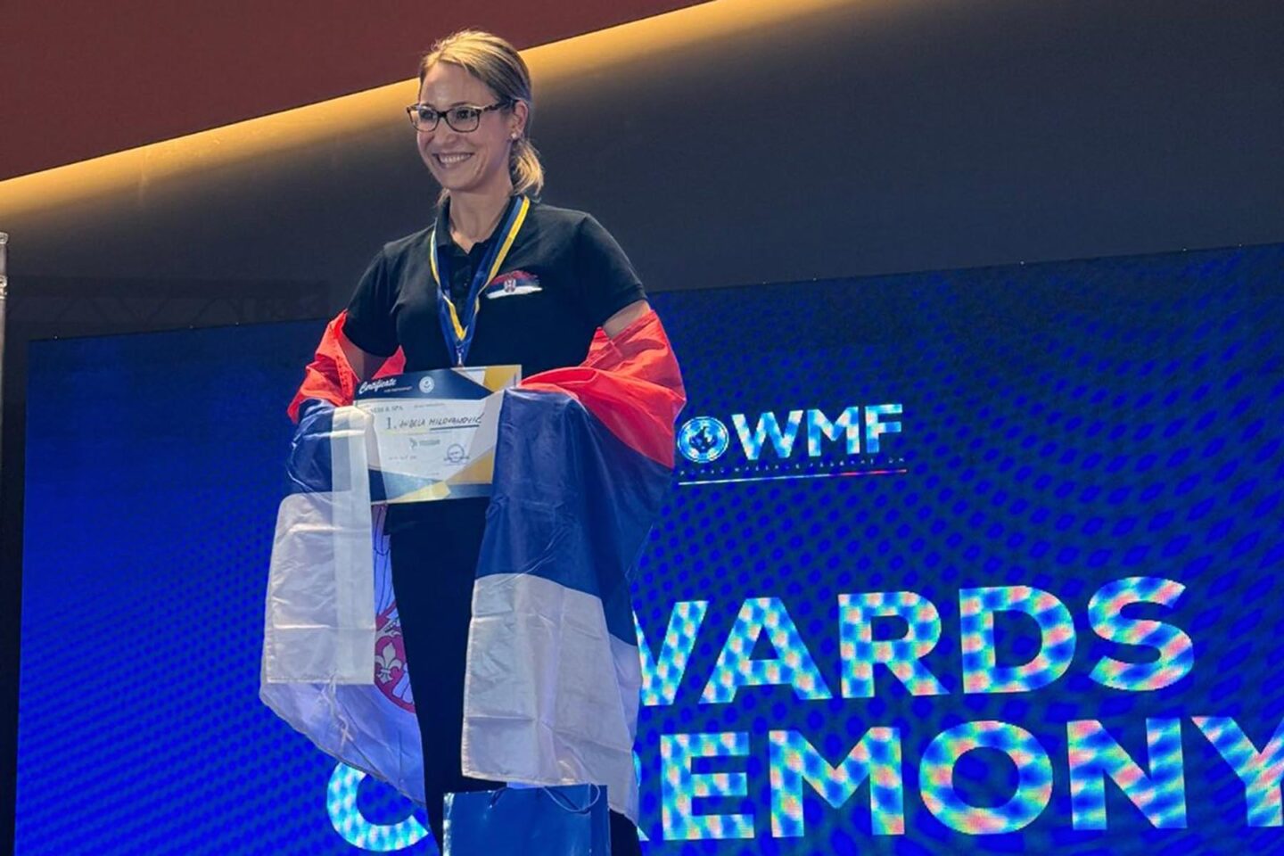 Anđela Milovanović svetski šampion u Wellness masaži