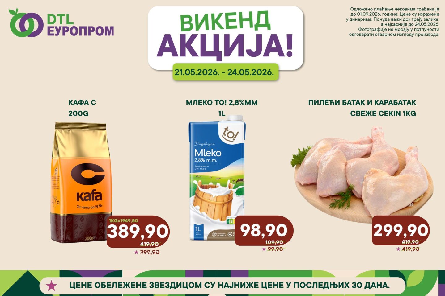 Europrom – Vikend akcija od 21. maja