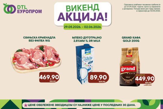 vizual izvor Europrom 28 05 2026 vikend akcija