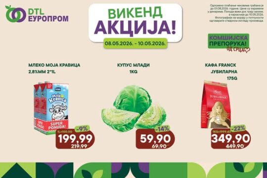 vizual izvor Europrom od 08 do 10 05 2026