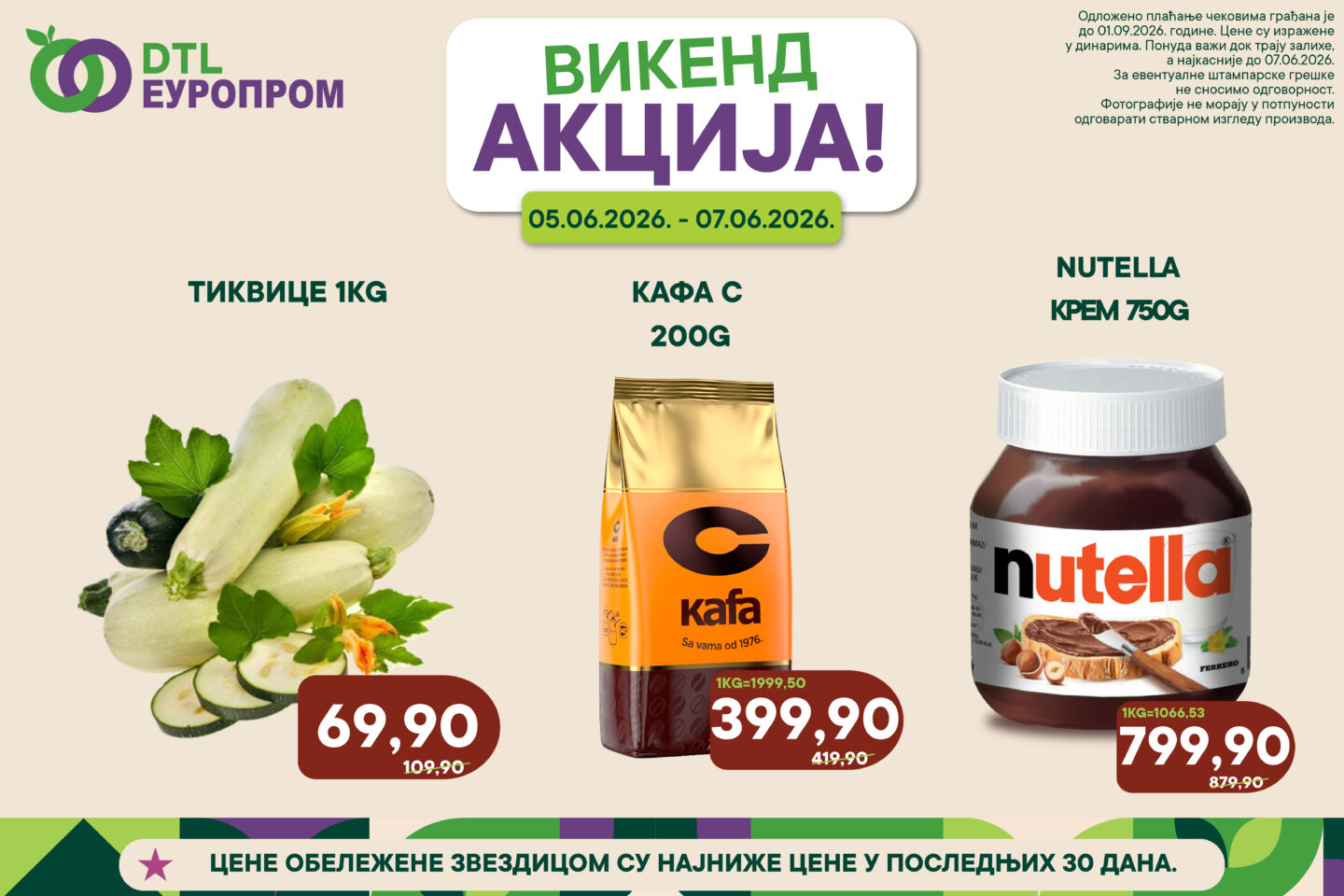 Europrom – Vikend akcija od 5. juna